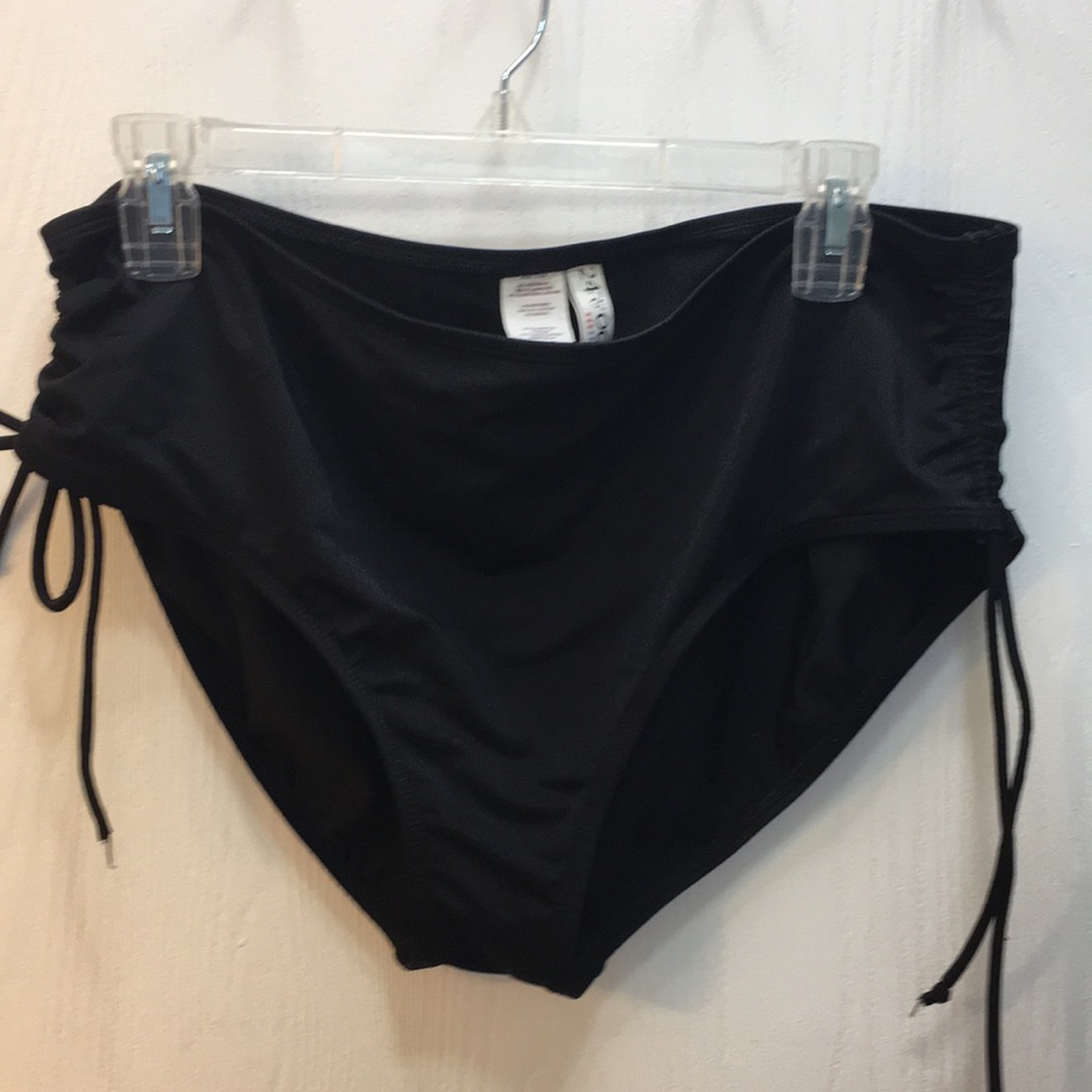 24th and Ocean side tie rouched swim bottom